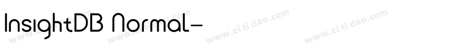 InsightDB Normal字体转换